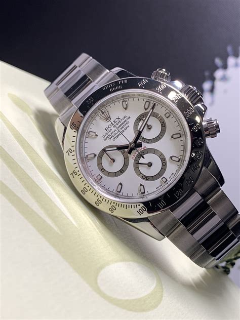 rolex daytona white dial